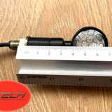 2 x LED Motorcycle Indicators, From J-TECH .  12 LED. 4 Female Bullet Connectors