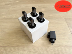 J-TECH 2x LED Motorcycle Indicators - 15 LED, 4 Female Bullet Connectors - Made In UK