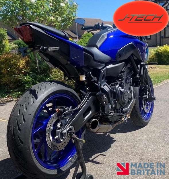 Motorfiets Kentekenplaathouder Met Licht Tail Tidy Achterspatbord Eliminator Voor YAMAHA MT 07 FZ 07 2014-2023 YZF R7 2021 Verstelbare beugel(BLAUW Motorfiets Kentekenplaathouder Met Licht Tail Tidy Achterspatbord Eliminator Voor YAMAHA MT 07 FZ 07 2014-2023 YZF R7 2021 Verstelbare beugel(BLAUW