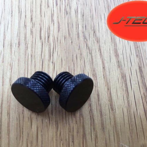 2 x Billet Aluminium Mirror Blanking Plugs* KTM DUKE 890   Bolts-M10.